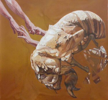 Pintura titulada "Métamorphoses 2" por Sylvie Bayard (Sylvestre), Obra de arte original, Acrílico Montado en Bastidor de cam…