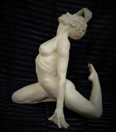 Escultura intitulada "passion'Elle" por Sylvie Bourély (SB), Obras de arte originais, Argila