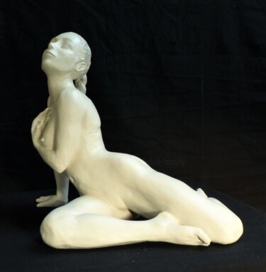 Sculpture titled "Natte à "Elle"" by Sylvie Bourély (SB), Original Artwork, Terra cotta