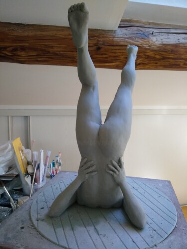 Sculpture intitulée "chandelle8.jpg" par Sylvie Bourély (SB), Œuvre d'art originale