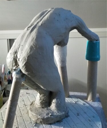 Sculpture intitulée "Essenti'Elle 4" par Sylvie Bourély (SB), Œuvre d'art originale