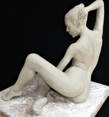 Sculpture intitulée "étape 23" par Sylvie Bourély (SB), Œuvre d'art originale, Argile
