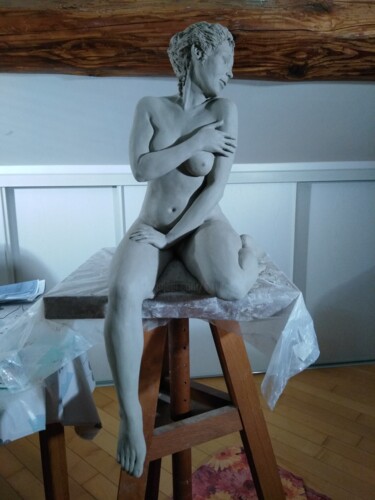 Sculpture intitulée "étape 29" par Sylvie Bourély (SB), Œuvre d'art originale, Argile