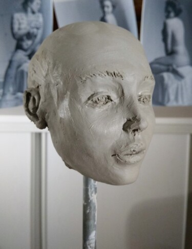 Sculpture intitulée "étape 23" par Sylvie Bourély (SB), Œuvre d'art originale, Argile
