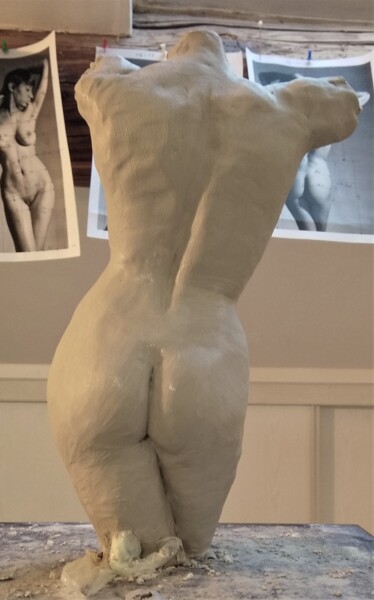 Sculpture intitulée "étape7" par Sylvie Bourély (SB), Œuvre d'art originale, Argile