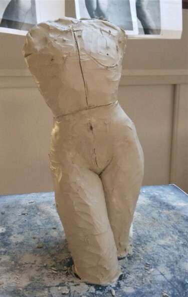 Sculpture intitulée "étape2" par Sylvie Bourély (SB), Œuvre d'art originale, Argile