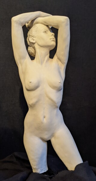 Sculpture titled "EVA 1" by Sylvie Bourély (SB), Original Artwork, Terra cotta