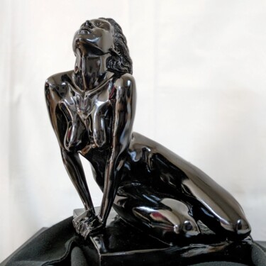 Скульптура под названием "ASPIRATION" - Sylvie Bourély (SB), Подлинное произведение искусства, Глина