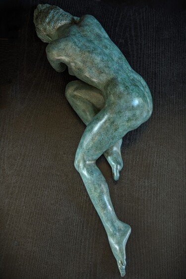 Escultura intitulada "Belle endormie vers…" por Sylvie Bourély (SB), Obras de arte originais, Argila