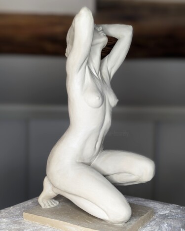 Sculpture titled "ELEVATION 1" by Sylvie Bourély (SB), Original Artwork, Terra cotta