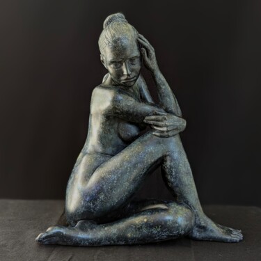 Escultura intitulada "EVANESCENCE" por Sylvie Bourély (SB), Obras de arte originais, Argila