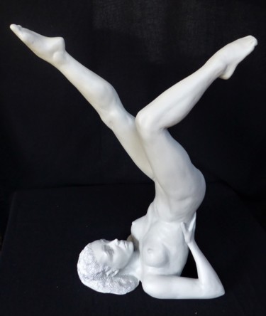 Sculpture intitulée "Chand'Elle .." par Sb, Œuvre d'art originale, Terre cuite