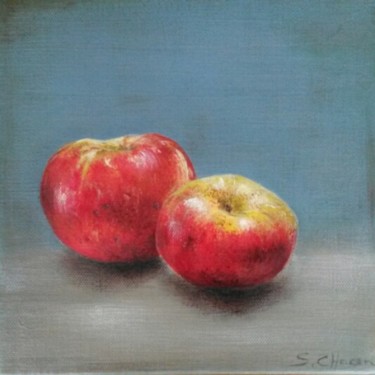 Malarstwo zatytułowany „pommes rouges” autorstwa Sylvie Chacon, Oryginalna praca
