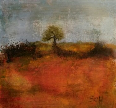 Painting titled "solo" by Sylvie Chacon, Original Artwork