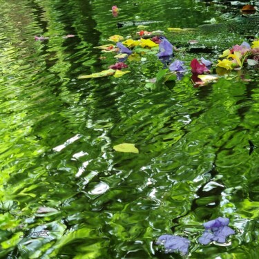 Photography titled "jardin impressionni…" by Sylvie Chapuis, Original Artwork, Non Manipulated Photography