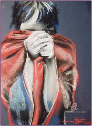 Рисунок под названием "France" - Sylvie Chauvin, Подлинное произведение искусства, Пастель