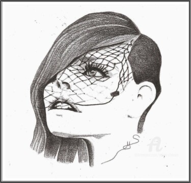 Desenho intitulada "Dessin" por Sylvie Chauvin, Obras de arte originais, Lápis