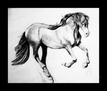 Drawing titled "Dream" by Sylvie Chauvin, Original Artwork, Pencil