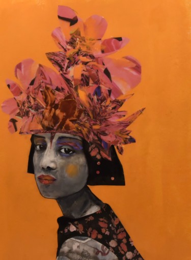 Pintura titulada "Pour Estelle" por Sylvie Dagenais, Obra de arte original