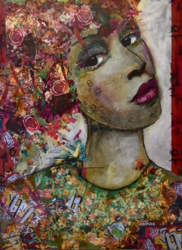 Peinture intitulée "Printemps" par Sylvie Dagenais, Œuvre d'art originale