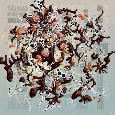 Arts numériques intitulée "Aptitude" par Sylvie Dessert (Syl), Œuvre d'art originale, Peinture numérique