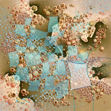 Arts numériques intitulée "Le fond de l'air es…" par Sylvie Dessert (Syl), Œuvre d'art originale, Peinture numérique