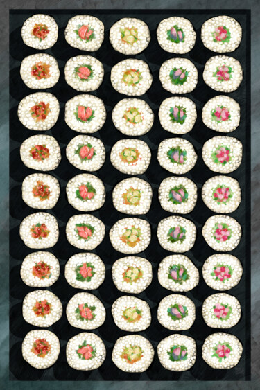 Makis 1 Arts numériques intitulée "Makis 1" par Sylvie Dessert (Syl), Œuvre d'art originale, Peinture numérique