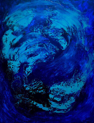 Peinture intitulée "Effets mers (série…" par Sylvie Ferreira, Œuvre d'art originale, Acrylique Monté sur Châssis en bois