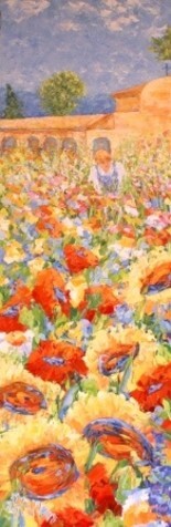 Painting titled "Gardening beauties…" by Sylvie Gagnon, Original Artwork, Oil