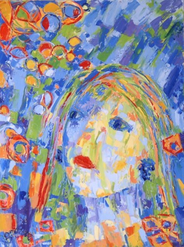 Malerei mit dem Titel "La Bohème" von Sylvie Gagnon, Original-Kunstwerk, Öl