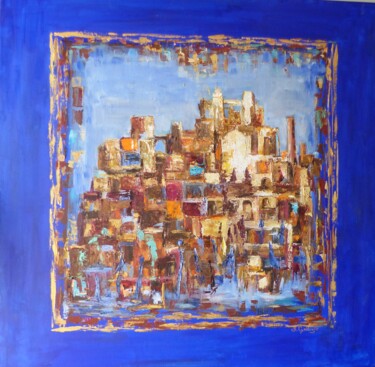 제목이 "Favelas"인 미술작품 Sylvie Gallizio로, 원작, 기름