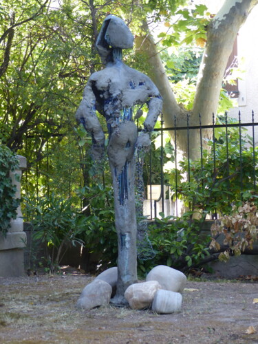 Sculptuur getiteld "Lucy" door Sylvie Gallizio, Origineel Kunstwerk, Metalen