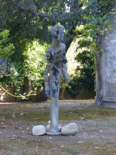 Escultura titulada "Mickael" por Sylvie Gallizio, Obra de arte original, Metales