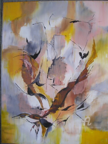 Картина под названием "Envol" - Sylvie Guyomar (Sylvie G), Подлинное произведение искусства, Масло Установлен на Деревянная…