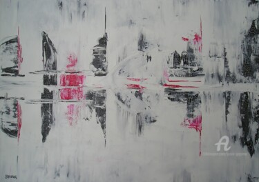 Malarstwo zatytułowany „horizon” autorstwa Sylvie Guyomar (Sylvie G), Oryginalna praca, Olej