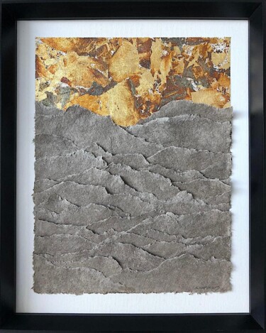 Collages titled "Desert Signe XXXXVI…" by Sylvie Guyomard, Original Artwork, Paper Mounted on Other rigid panel