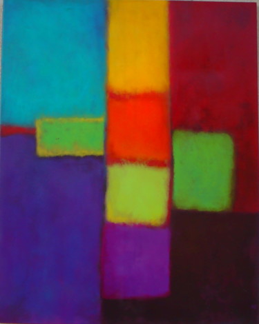 Painting titled "RECTANGLE" by Sylvie Hermann, Original Artwork