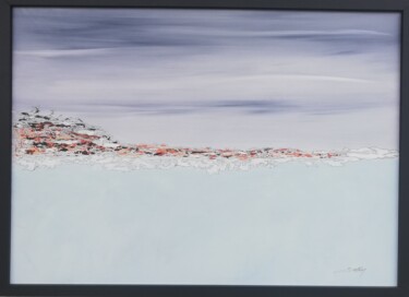 Peinture intitulée "Au bord de mer" par Sylvie Hillion, Œuvre d'art originale, Acrylique