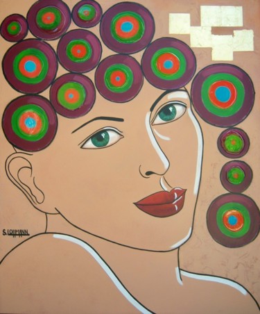 Peinture intitulée ""Pensée colorée du…" par Sylvie Lohmann, Œuvre d'art originale