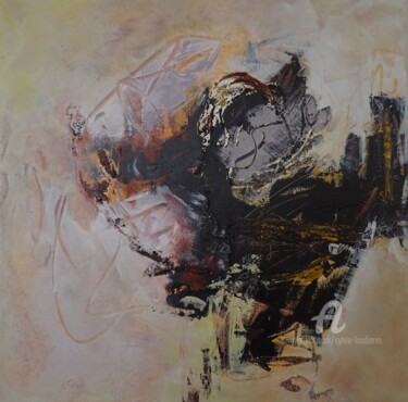 Pintura titulada "Puissance de l'infi…" por Sylvie Loudieres, Obra de arte original, Acrílico Montado en Bastidor de camilla…