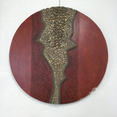 Escultura titulada "Interstices Réf : H…" por Sylvie Loudieres, Obra de arte original, Cartulina Montado en Cartulina