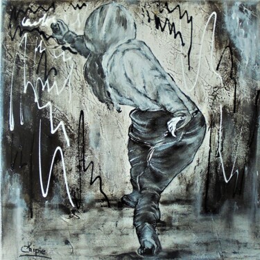 Картина под названием "tag" - Sylvie Pinon, Подлинное произведение искусства, Акрил Установлен на Деревянная рама для носилок