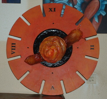 Peinture intitulée "j'ai le temps" par Sylvie Preudhomme, Œuvre d'art originale