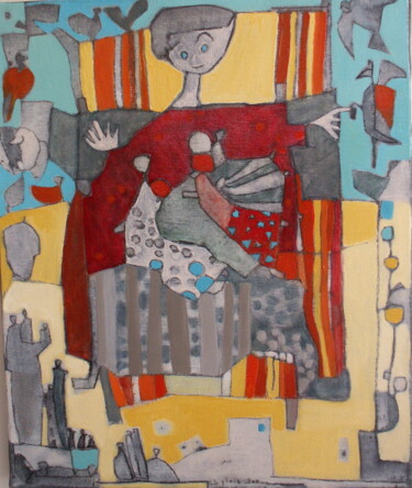 绘画 标题为“La chilienne” 由Sylvie Serre, 原创艺术品, 油