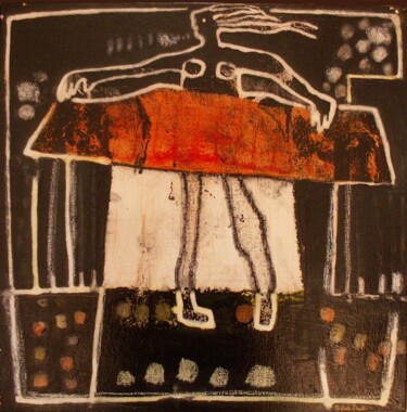 Peinture intitulée "Mariligne" par Sylvie Serre, Œuvre d'art originale, Acrylique