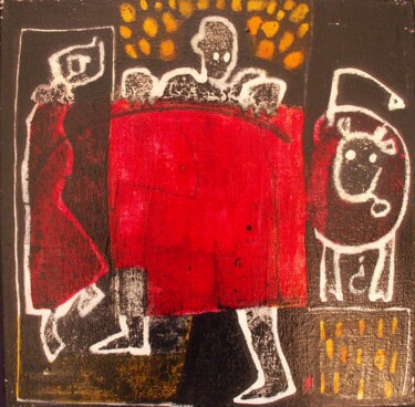 Pittura intitolato "Torreroro" da Sylvie Serre, Opera d'arte originale, Acrilico