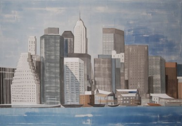 Peinture intitulée "newyorkrevisited.jpg" par Slm, Œuvre d'art originale