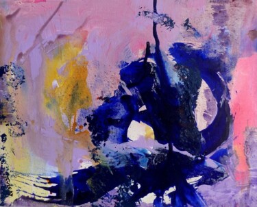 Pittura intitolato "Navigation n°1" da Sylvie Touzery, Opera d'arte originale, Acrilico