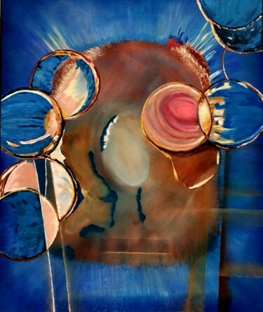 Peinture intitulée "Vision d'optique" par Sylvie Vaudon, Œuvre d'art originale, Acrylique Monté sur Châssis en bois