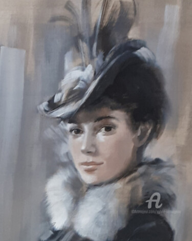 Peinture intitulée "Anna Karenine II (d…" par Sylvie Vernageau, Œuvre d'art originale, Huile